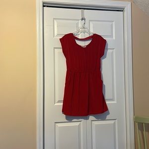 Red dress with strap on back